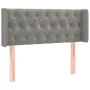 Light gray velvet headboard with LED 103x16x78/88 cm by , Headboards and footboards - Ref: Foro24-3123614, Price: 76,51 €, Di...