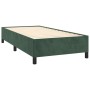 Cama box spring con colchón terciopelo verde oscuro 90x200 cm de , Camas y somieres - Ref: Foro24-3129372, Precio: 384,40 €, ...