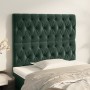 Headboards 2 units of dark green velvet 90x7x78/88 cm by , Headboards and footboards - Ref: Foro24-3116707, Price: 83,73 €, D...