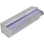 Fuente cascada rectangular LED piscina acero inoxidable 30 cm de vidaXL, Fuentes y cascadas - Ref: Foro24-41671, Precio: 59,7...