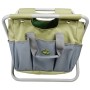 Esschert Design Gartenwerkzeugtasche Hocker Grau GT85 von Esschert Design, Kniebänke, Sitze und Gartenroller - Ref: Foro24-40...