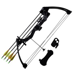 Compound bow for youth with accessories and aluminum arrows by vidaXL, compound bows - Ref: Foro24-90853, Price: 93,99 €, Dis...