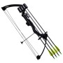 Compound bow for youth with accessories and aluminum arrows by vidaXL, compound bows - Ref: Foro24-90853, Price: 93,75 €, Dis...