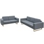 Set of light gray 2 and 3-seater sofas by , Sofas - Ref: Foro24-273815, Price: 786,12 €, Discount: %