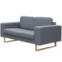 Set of light gray 2 and 3-seater sofas by , Sofas - Ref: Foro24-273815, Price: 786,12 €, Discount: %