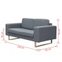 Set of light gray 2 and 3-seater sofas by , Sofas - Ref: Foro24-273815, Price: 786,12 €, Discount: %