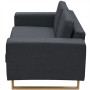 Two-seater dark gray fabric sofa by , Sofas - Ref: Foro24-243186, Price: 417,90 €, Discount: %