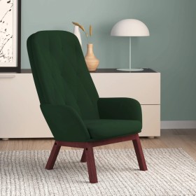 Dark green velvet relaxation armchair by , Armchairs - Ref: Foro24-341220, Price: 136,99 €, Discount: %