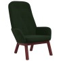 Sillón de relax de terciopelo verde oscuro de , Sillones - Ref: Foro24-341220, Precio: 136,99 €, Descuento: %