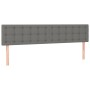 Cabeceros 2 unidades de tela gris oscuro 100x5x78/88 cm de , Cabeceros y pies de cama - Ref: Foro24-346517, Precio: 60,17 €, ...