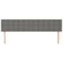 Cabeceros 2 unidades de tela gris oscuro 100x5x78/88 cm de , Cabeceros y pies de cama - Ref: Foro24-346517, Precio: 60,17 €, ...