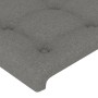 Cabeceros 2 unidades de tela gris oscuro 100x5x78/88 cm de , Cabeceros y pies de cama - Ref: Foro24-346517, Precio: 60,17 €, ...