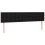 Headboards 2 units of black fabric 80x5x78/88 cm by , Headboards and footboards - Ref: Foro24-346478, Price: 66,99 €, Discoun...