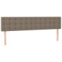 Cabeceros 2 unidades de tela gris taupe 100x5x78/88 cm de , Cabeceros y pies de cama - Ref: Foro24-346520, Precio: 72,90 €, D...