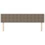 Cabeceros 2 unidades de tela gris taupe 100x5x78/88 cm de , Cabeceros y pies de cama - Ref: Foro24-346520, Precio: 72,90 €, D...