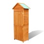 Garden storage cabinet brown 42.5x64x190 cm by vidaXL, Outdoor storage boxes - Ref: Foro24-41650, Price: 152,23 €, Discount: %