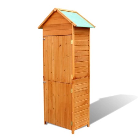 Garden storage cabinet brown 42.5x64x190 cm by vidaXL, Outdoor storage boxes - Ref: Foro24-41650, Price: 152,23 €, Discount: %