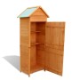 Garden storage cabinet brown 42.5x64x190 cm by vidaXL, Outdoor storage boxes - Ref: Foro24-41650, Price: 152,23 €, Discount: %