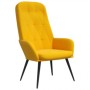 Sillón de relax con taburete terciopelo amarillo mostaza de , Sillones - Ref: Foro24-3097626, Precio: 141,87 €, Descuento: %