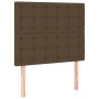 Headboards 2 units of dark brown fabric 100x5x78/88 cm by , Headboards and footboards - Ref: Foro24-3116759, Price: 74,23 €, ...