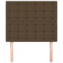 Headboards 2 units of dark brown fabric 100x5x78/88 cm by , Headboards and footboards - Ref: Foro24-3116759, Price: 74,23 €, ...