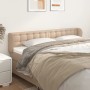 Cappuccino synthetic leather headboard 183x23x78/88 cm by , Headboards and footboards - Ref: Foro24-3117251, Price: 75,31 €, ...