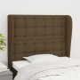 Cabecero con orejas de tela gris claro 103x23x118/128 cm de , Cabeceros y pies de cama - Ref: Foro24-3118383, Precio: 85,63 €...