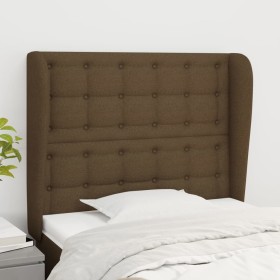 Headboard with light gray fabric ears 103x23x118/128 cm by , Headboards and footboards - Ref: Foro24-3118383, Price: 85,74 €,...