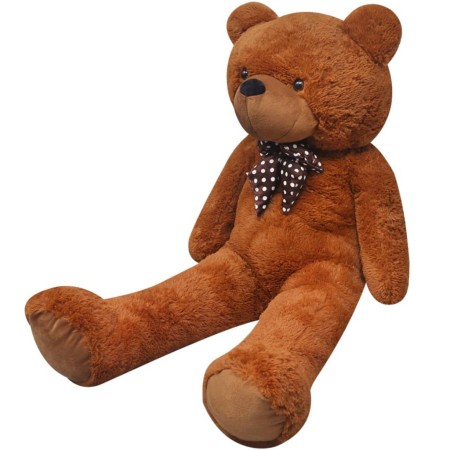 Oso de peluche grande XXL marrón 135 cm de vidaXL, Animales de peluche - Ref: Foro24-80098, Precio: 70,76 €, Descuento: %