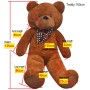 Oso de peluche grande XXL marrón 135 cm de vidaXL, Animales de peluche - Ref: Foro24-80098, Precio: 70,76 €, Descuento: %