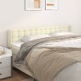 Cream synthetic leather headboard 183x16x78/88 cm by , Headboards and footboards - Ref: Foro24-3118872, Price: 72,81 €, Disco...