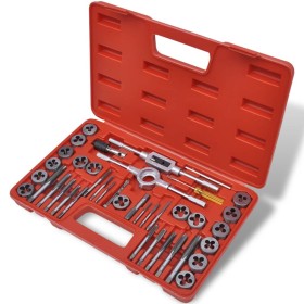 Tap and die set 40 pieces by vidaXL, Hand Tool Sets - Ref: Foro24-210318, Price: 43,12 €, Discount: %