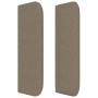 Cabecero de tela gris taupe 203x16x78/88 cm de , Cabeceros y pies de cama - Ref: Foro24-3119228, Precio: 82,76 €, Descuento: %