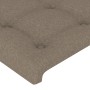 Cabecero de tela gris taupe 203x16x78/88 cm de , Cabeceros y pies de cama - Ref: Foro24-3119228, Precio: 82,76 €, Descuento: %