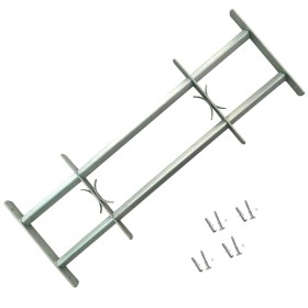 Adjustable security window grille with 2 bars 1000-1500 mm by vidaXL, Windows - Ref: Foro24-141381, Price: 40,99 €, Discount: %