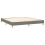 Cama box spring con colchón tela gris oscuro 160x200 cm de , Camas y somieres - Ref: Foro24-3127134, Precio: 494,56 €, Descue...