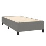 Box spring bed with dark gray fabric mattress 80x200 cm by , Beds and slatted bases - Ref: Foro24-3128238, Price: 332,42 €, D...