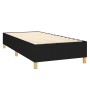 Cama box spring con colchón tela negro 80x200 cm de , Camas y somieres - Ref: Foro24-3132267, Precio: 304,81 €, Descuento: %