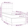 Boxspringbett mit Matratze und LED-Samt in Dunkelgrün, 100 x 200 cm von , Betten und Lattenroste - Ref: Foro24-3136350, Preis...