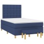 Box spring bed with blue fabric mattress 120x200 cm by , Beds and slatted bases - Ref: Foro24-3137467, Price: 475,99 €, Disco...