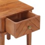 Solid acacia wood bedside table 40x40x50 cm by vidaXL, Nightstands - Ref: Foro24-286575, Price: 102,29 €, Discount: %