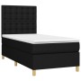 Box spring bed mattress and LED lights black fabric 80x200 cm by , Beds and slatted bases - Ref: Foro24-3135711, Price: 308,9...