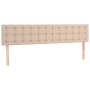 Cama box spring con colchón cuero sintético capuchino 200x200cm de , Camas y somieres - Ref: Foro24-3141148, Precio: 617,99 €...