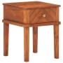 Solid acacia wood bedside table 40x40x50 cm by vidaXL, Nightstands - Ref: Foro24-286575, Price: 102,29 €, Discount: %