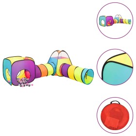 Tienda de juego de niños con 250 bolas multicolor 190x264x90 cm de , Tiendas y túneles de juego - Ref: Foro24-3107756, Precio...