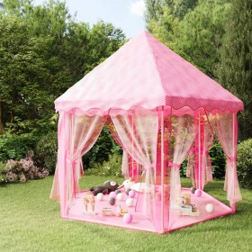 Princess Spielzelt mit 250 Bällen rosa 133x140 cm von , Spielzelte und Tunnel - Ref: Foro24-3107714, Preis: 65,84 €, Rabatt: %