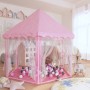 Princess play tent with 250 pink balls 133x140 cm by , Play tents and tunnels - Ref: Foro24-3107714, Price: 65,84 €, Discount: %