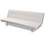 Sofa bed with two adjustable cream faux leather cushions by vidaXL, Sofas - Ref: Foro24-241723, Price: 181,10 €, Discount: %