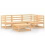 5-piece solid pine wood garden furniture set by , Garden sets - Ref: Foro24-3075549, Price: 266,43 €, Discount: %