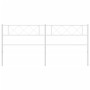 White metal headboard 200 cm by , Headboards and footboards - Ref: Foro24-372364, Price: 33,99 €, Discount: %